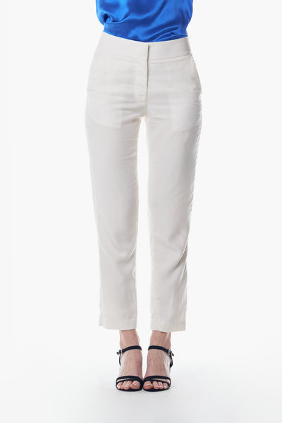 White Skinny Pants Women's Trousers