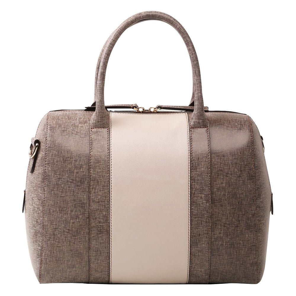 Calligraphy Brown Satchel