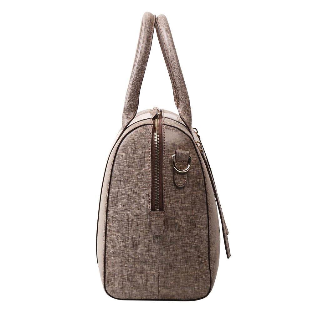 Calligraphy Brown Satchel