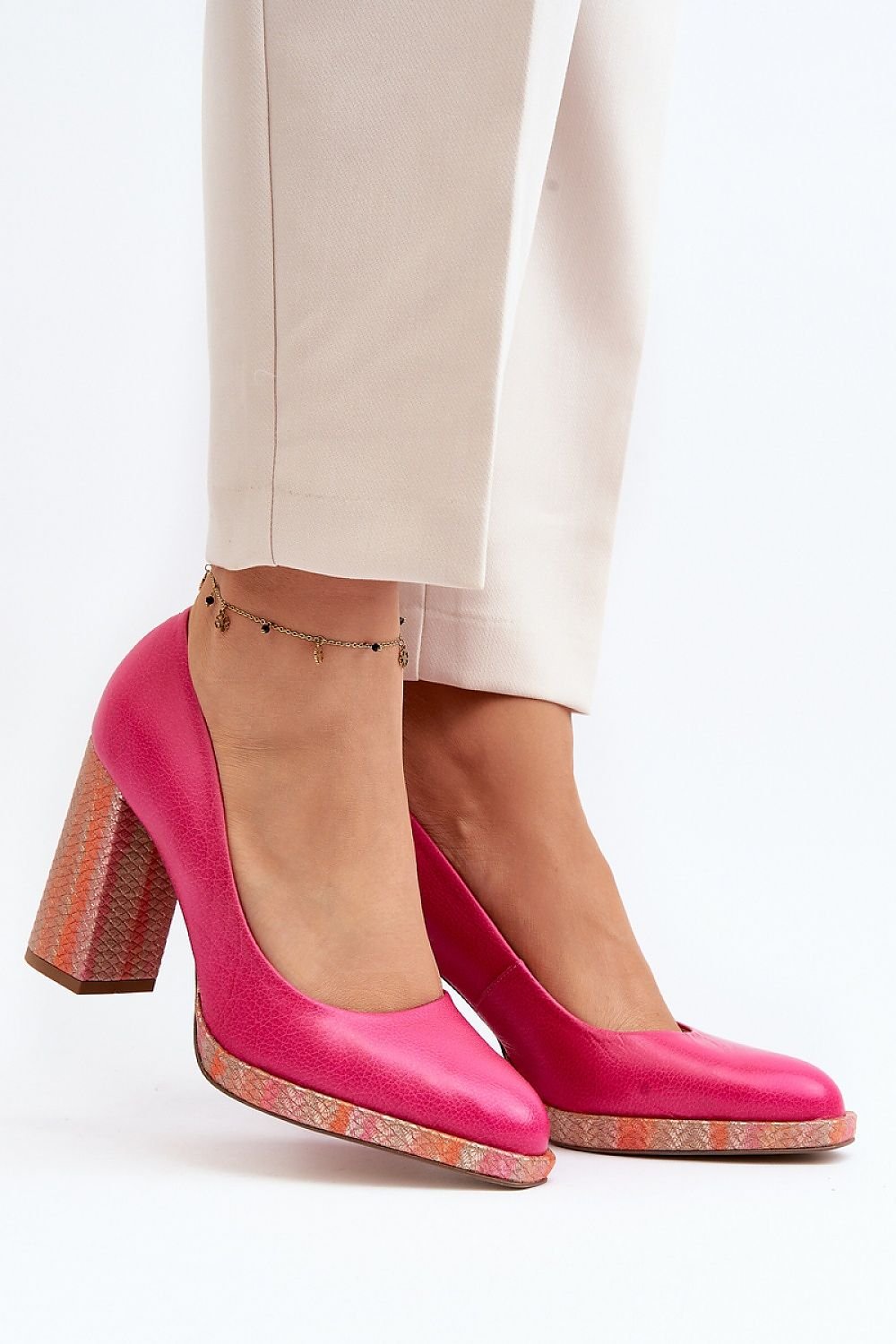 Block Heel Pumps Model 192296 Step in Style