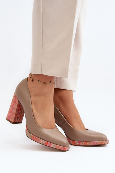 Block Heel Pumps Model 192298 Step in Style
