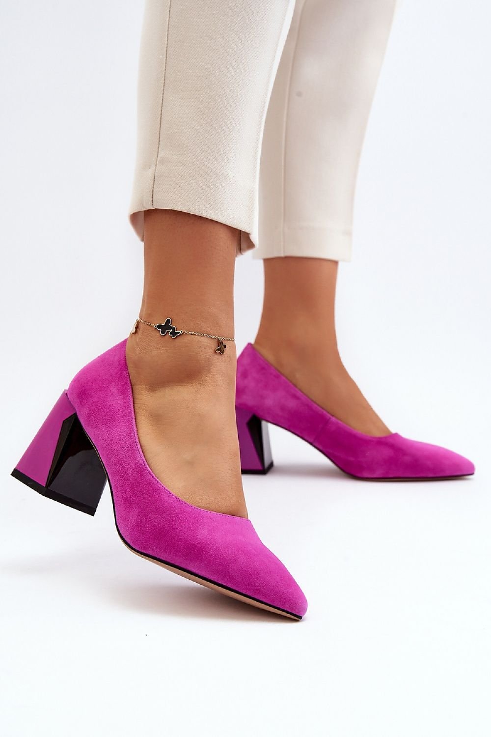 Block Heel Pumps Model 193350 Step in Style