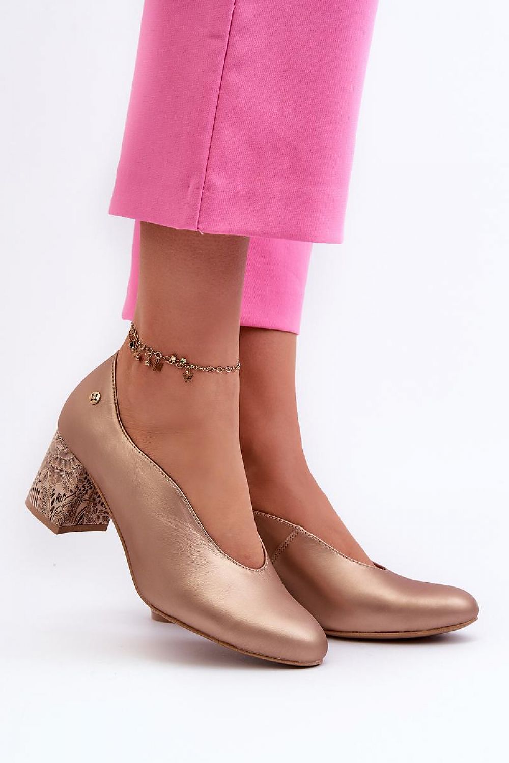 Block Heel Pumps Model 198121 Step in Style
