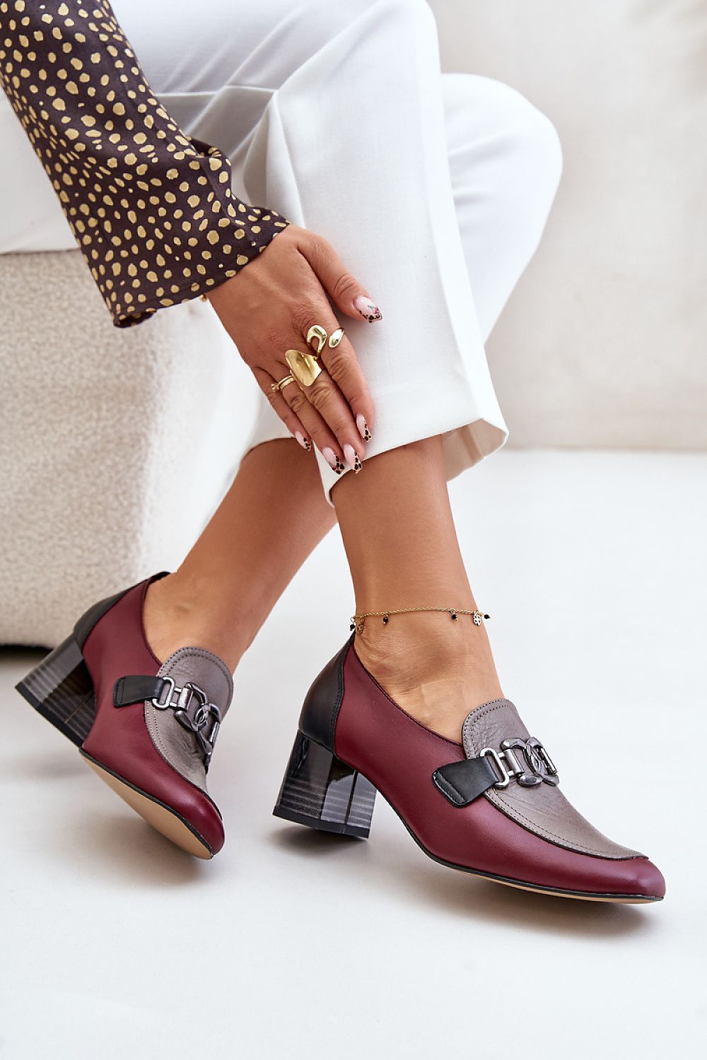 Block Heel Pumps Model 201038 Step in Style