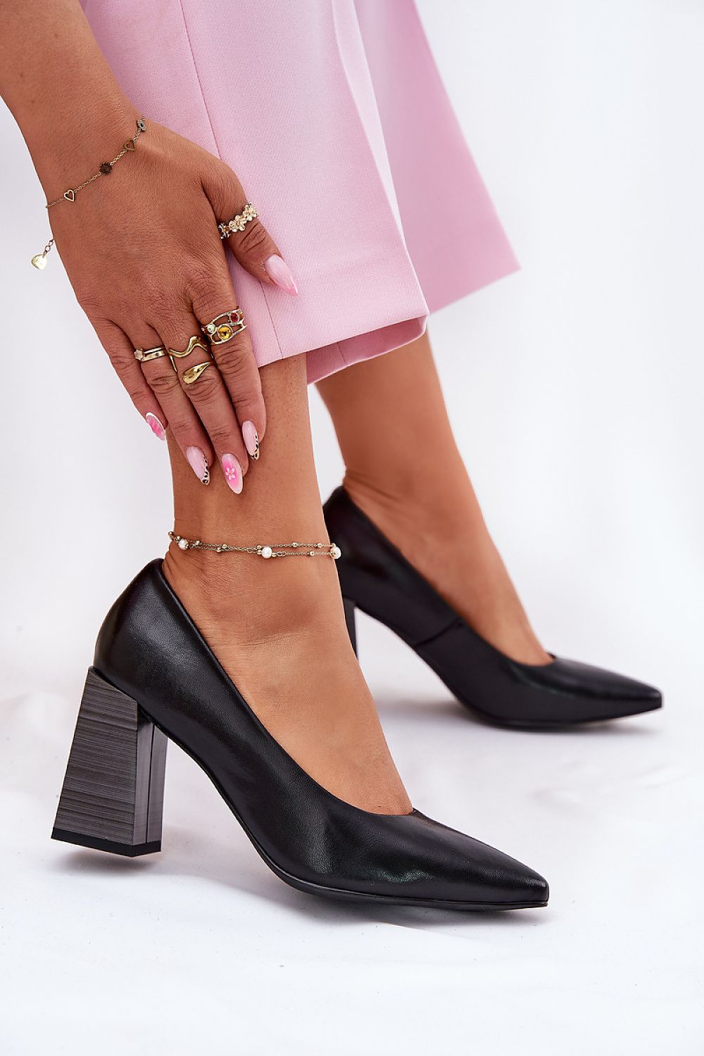 Block Heel Pumps Model 213893 Step in Style