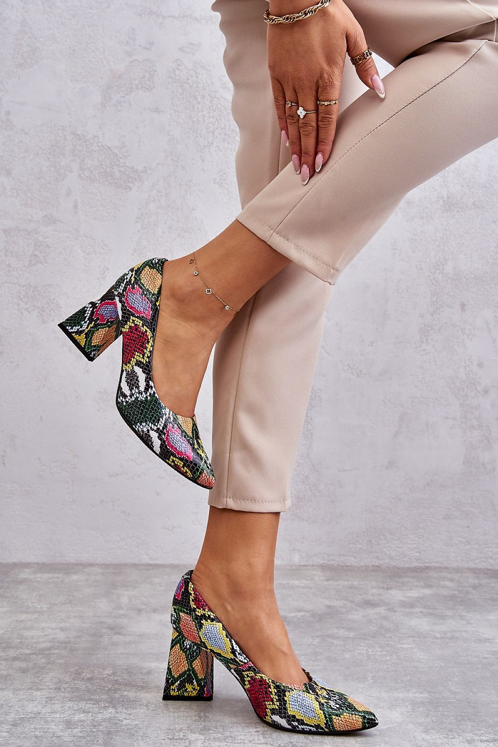 Block Heel Pumps Model 175262 Step in Style