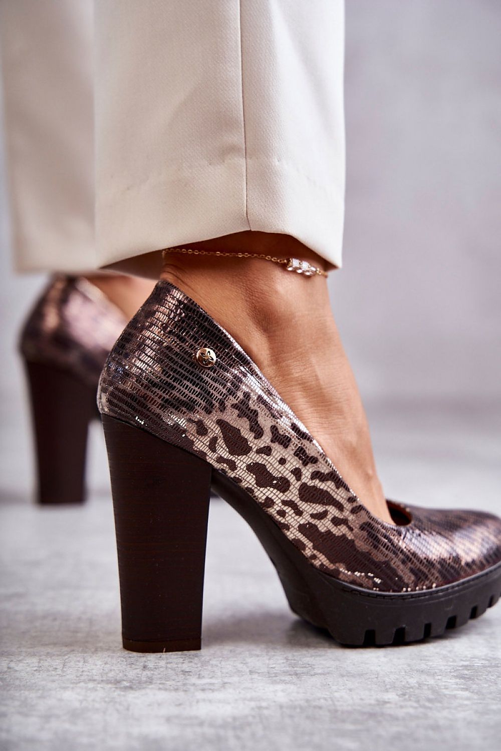 Block Heel Pumps Model 175294 Step in Style