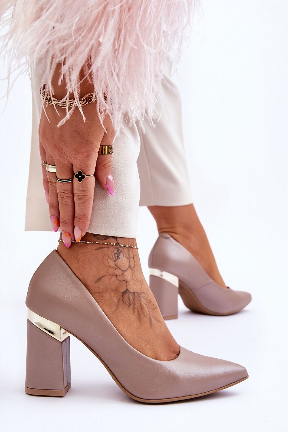Block Heel Pumps Model 177681 Step in Style
