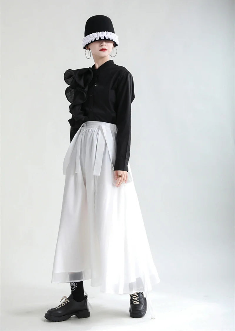 Ranada Rouched Overall Skirt