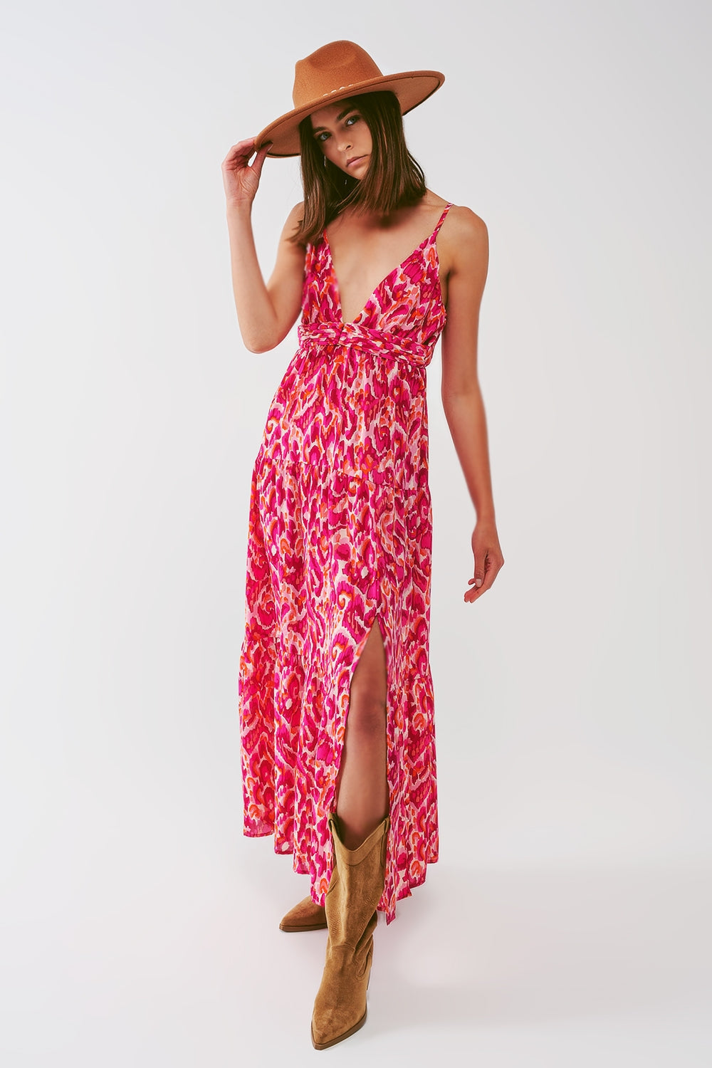 Floral Print Maxi Dress