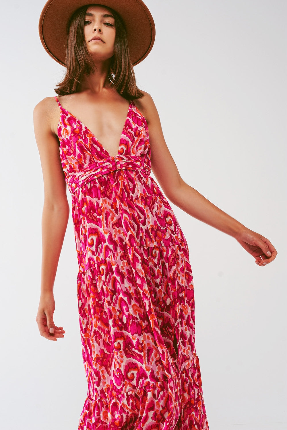 Floral Print Maxi Dress
