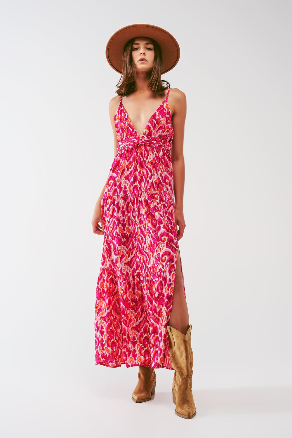 Floral Print Maxi Dress