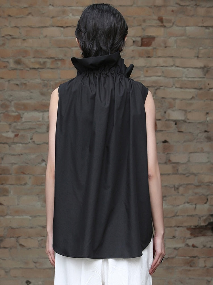 Chee Ruffle Collar Blouse