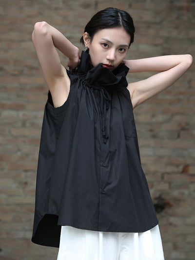 Chee Ruffle Collar Blouse