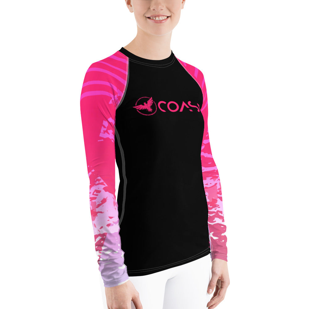 Find Your Coast® Victory Sleeve Rash Guard UPF 50+
