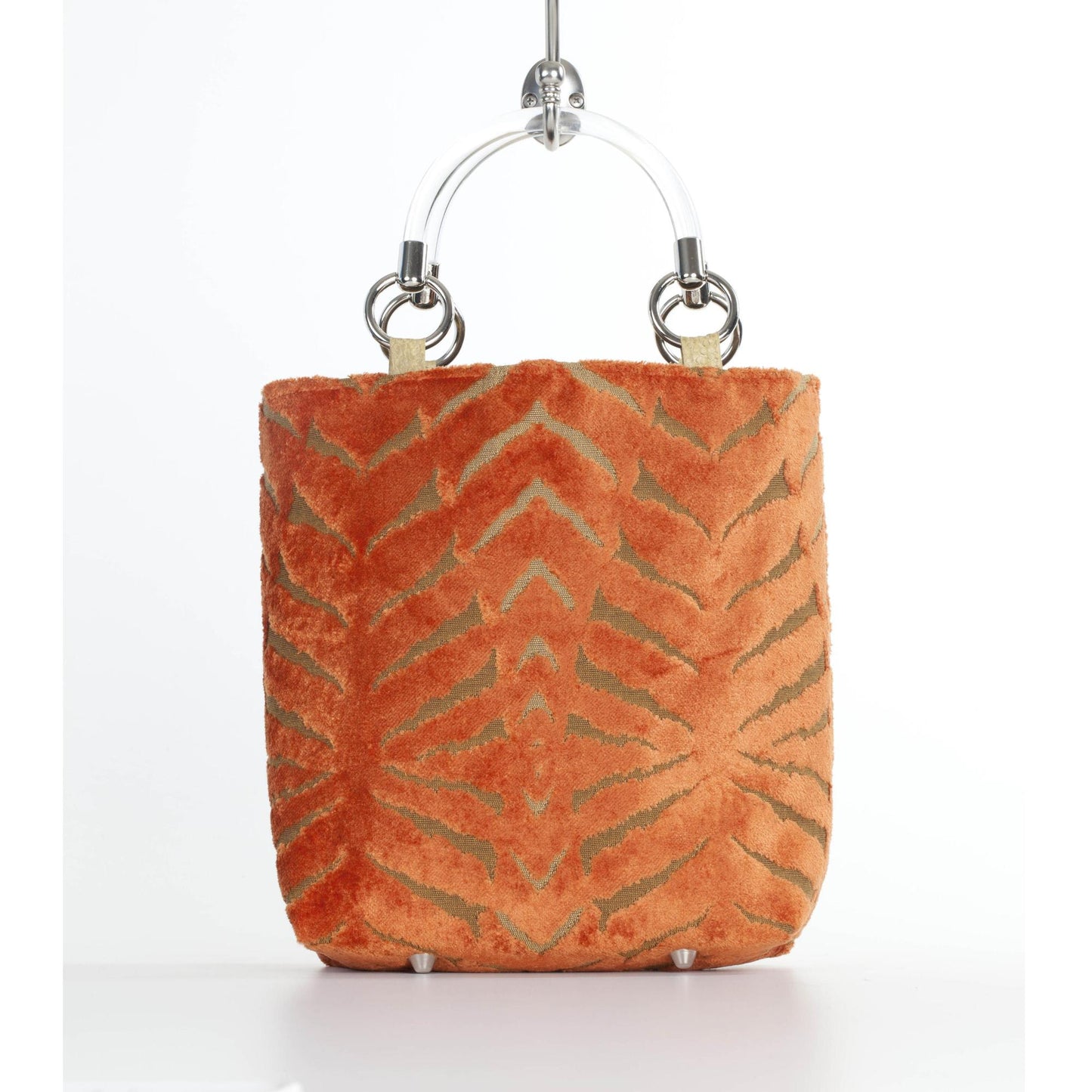 Magnetic Orange Small Tote