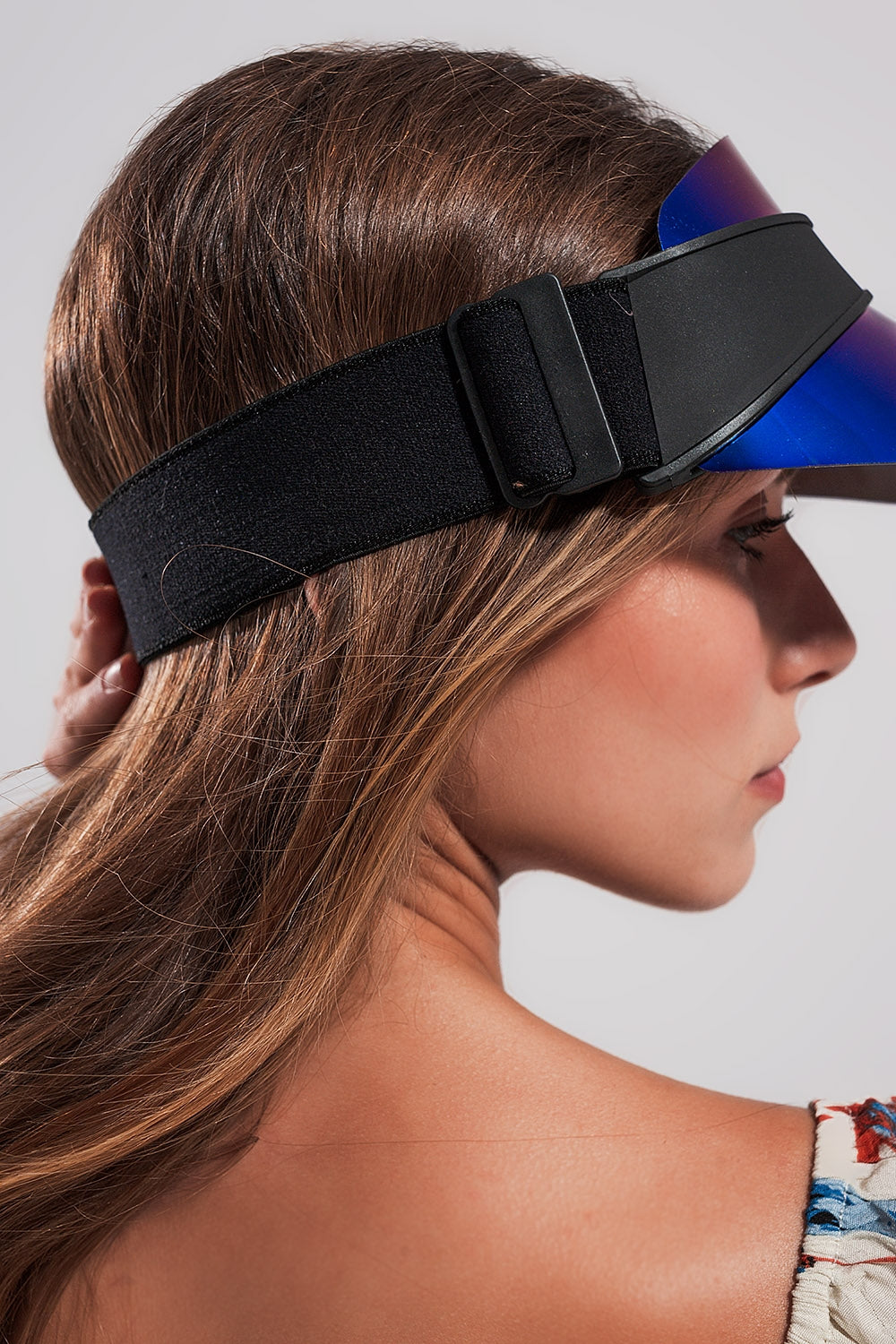 Visor Cap in Blue