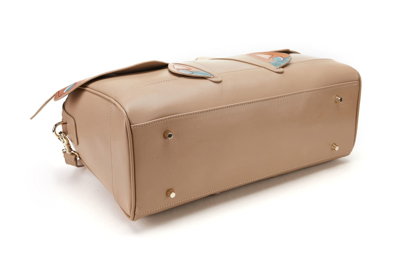 Wings Brown Short Handle Bag