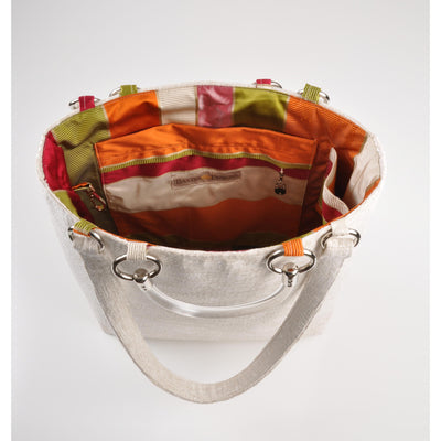Boa Cream Large Tote